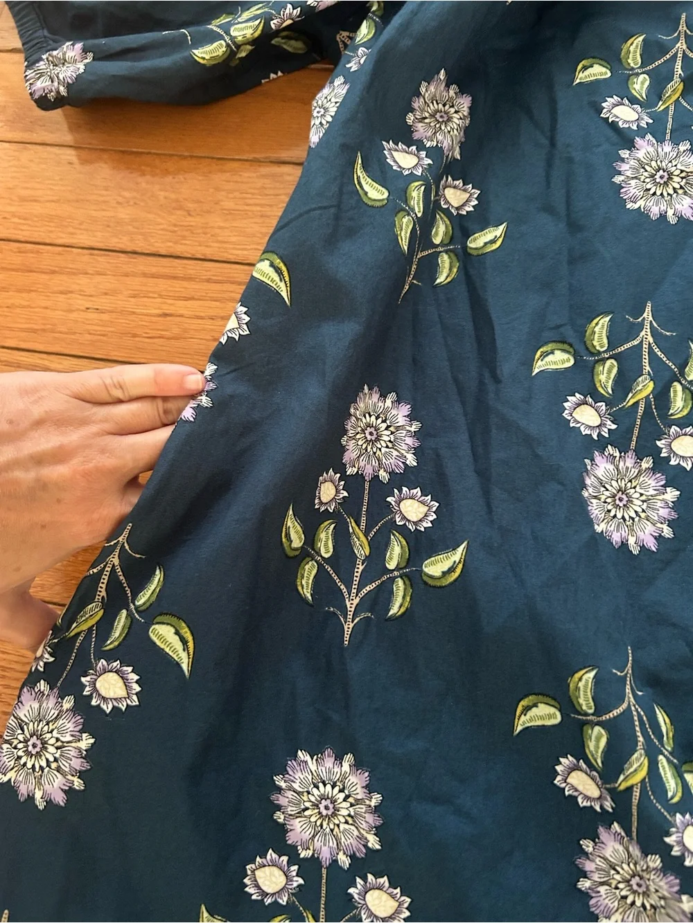 Old Navy Floral Off-Shoulder Mini Swing Dress Pockets XL